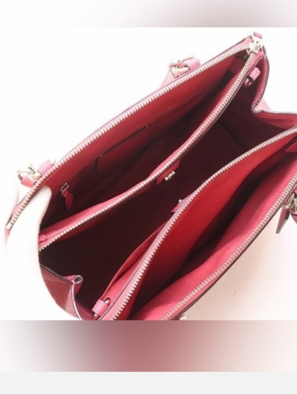 Coach Christie Carryall Pink Leather Shoulder Bag - Picture 5 of 7